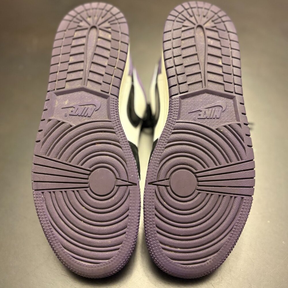 Youth Size 7 - Air Jordan 1 Low Court Purple - Picture 5 of 5